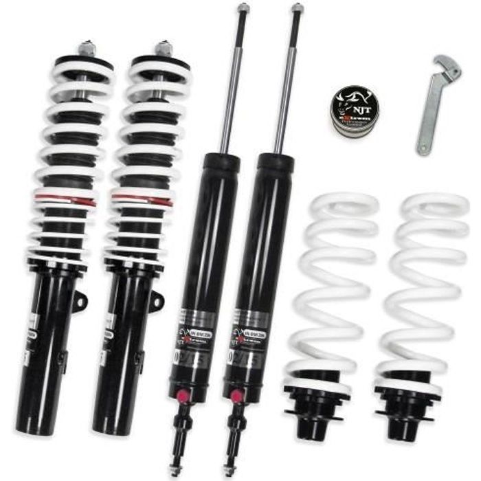 Kit suspension combiné fileté NJT extrem BMW SERIE 3 type E90 - E91 - E92 - E 93 de 2005 a 2011 751027 voir descriptif pour