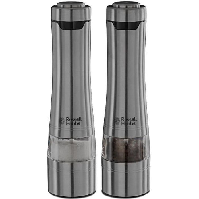 Russell Hobbs 23460-56 Set de Moulins Sel-Poivre Acier brossé