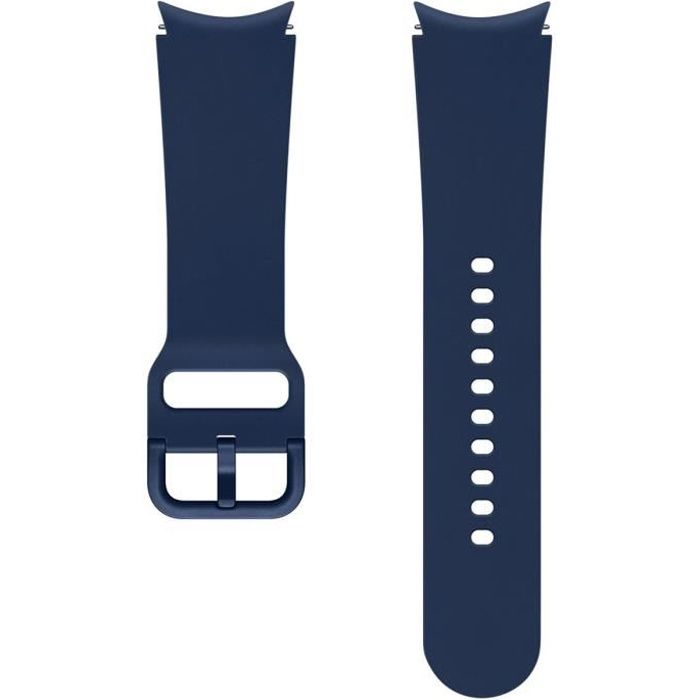 Bracelet Sport S M pour Galaxy Watch Watch 3 Watch 4 Active 2 Classic 4 : 40 41 42 44mm Bleu