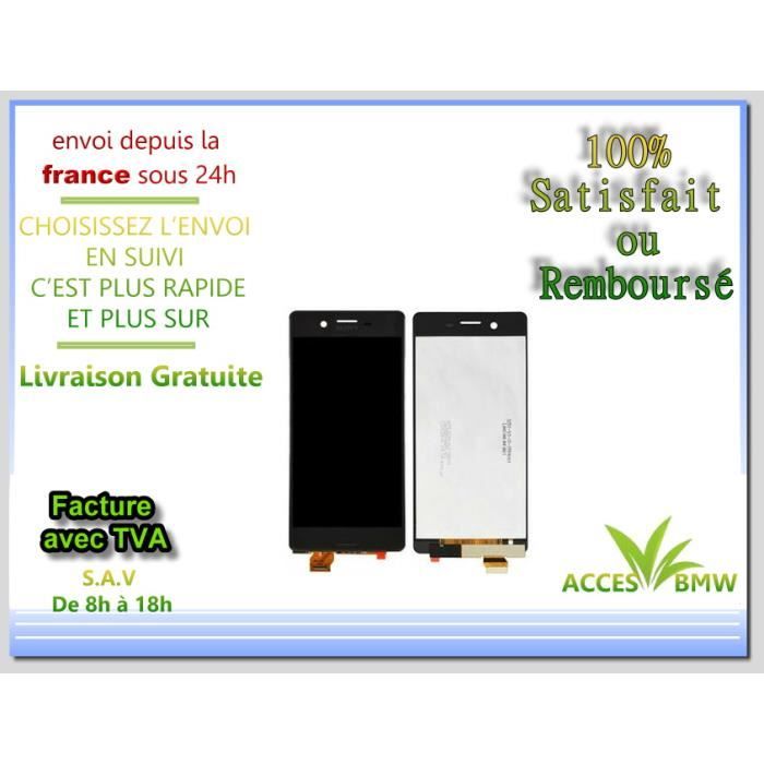 ÉCRAN LCD + VITRE TACTILE SONY XPERIA X PERFORMANCE NOIR - F8131 F8132