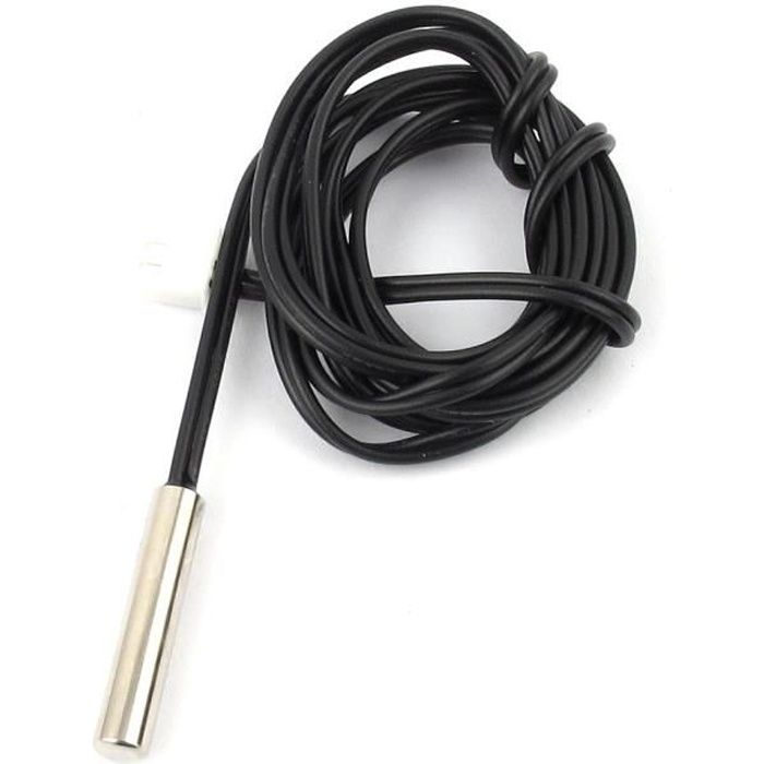 1m NTC Thermistor Précision Température Senseur 10K 1% 3950 Imperméable Sonde