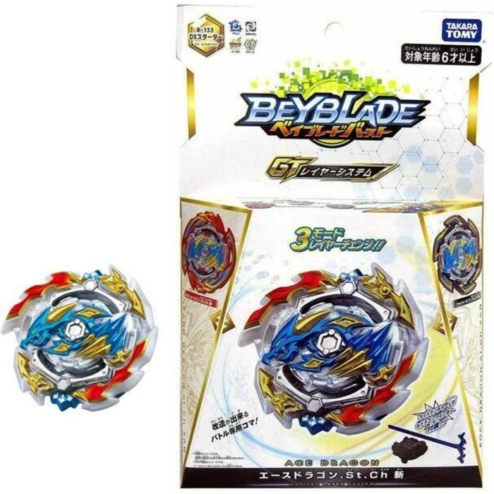 Toupie Beyblade Burst B-133 Ace Dragon DX Starter Ace Dragon.St.Ch