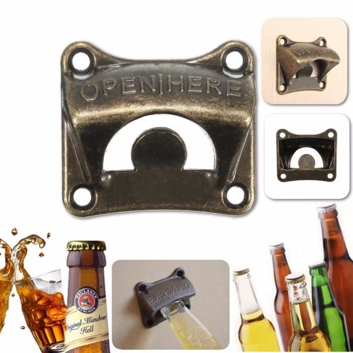 TEMPSA Bronze Mural Décapsuleur Tire Bouchon Ouvre Bouteille Opener Cuisine Outil Bière Alliage de Zinc