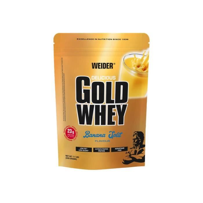 WEIDER Sachet de Gold Whey Banana Split 500g