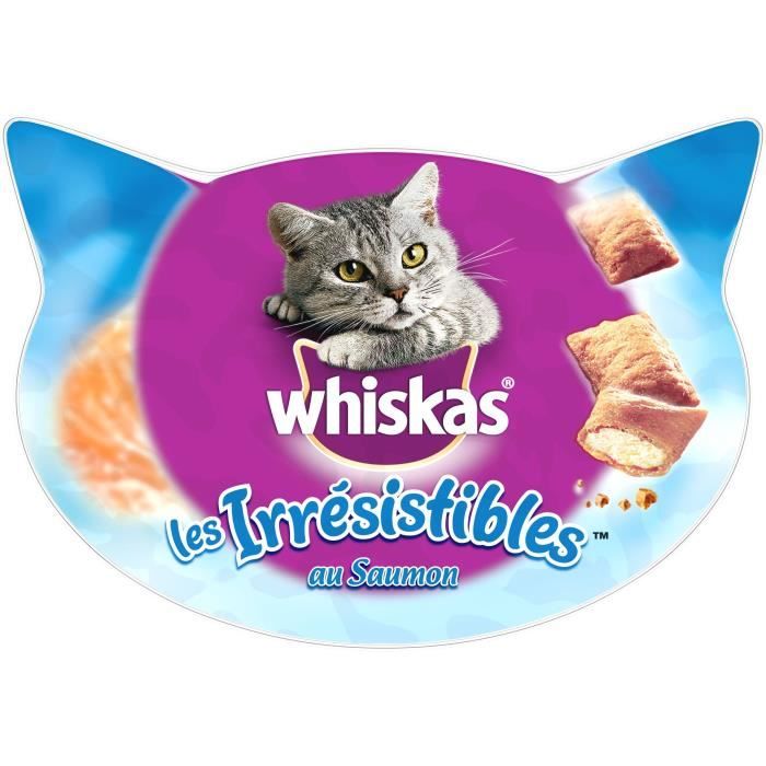 WHISKAS Friandises saveur saumon - Pour chat - 105G