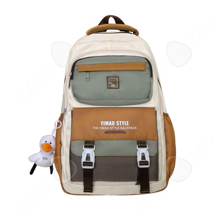 Deux Sacs à Dos Perla PER130 - Ordinateur Portable - Crème-blanc - Neuf