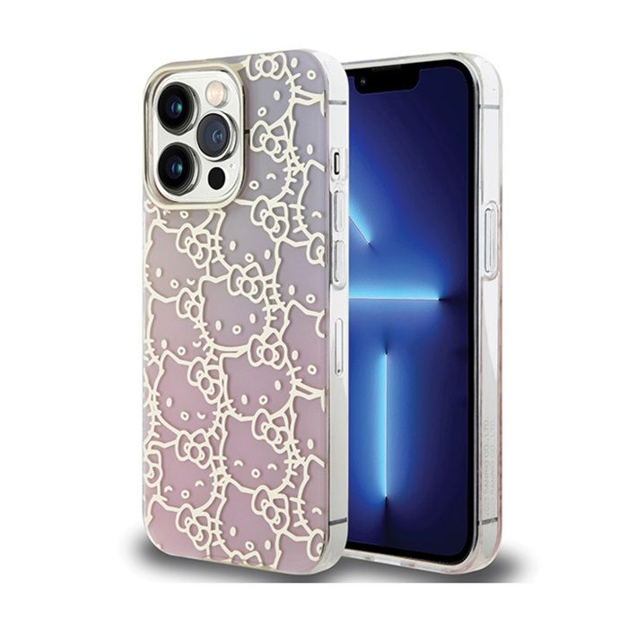 Hello Kitty Coque de téléphone - iPhone 14 Pro Max - IML Gradient - Souple - Kawaii