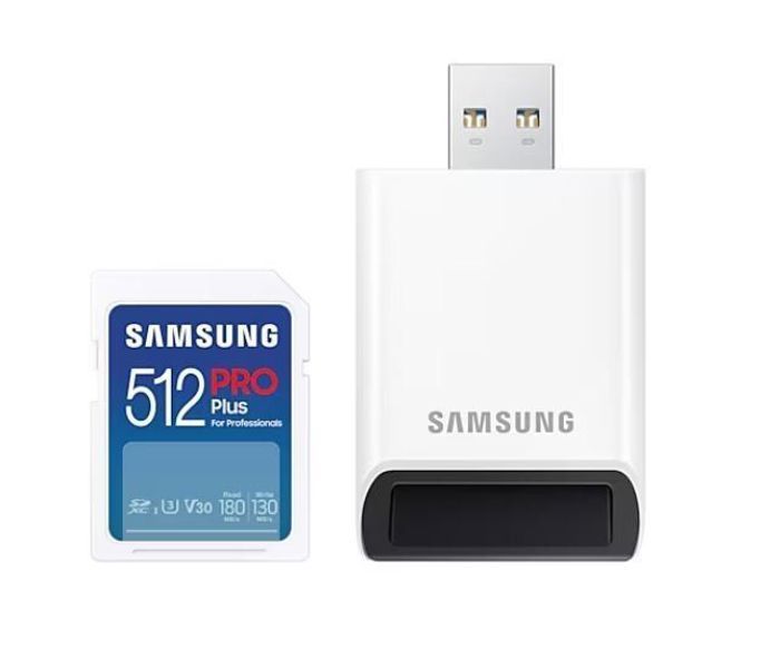 Samsung PRO Plus MB SD512SBWW mémoire flash SDXC UHS I Neuf - vue 4