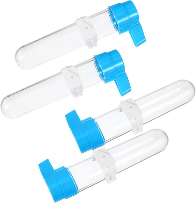 Comparer les prix de 5 Pièces Abreuvoir pour Oiseaux Bouteille deau Perruche Oiseaux Gourdes Réservoir deau Inséparable Bouteille De Distributeur