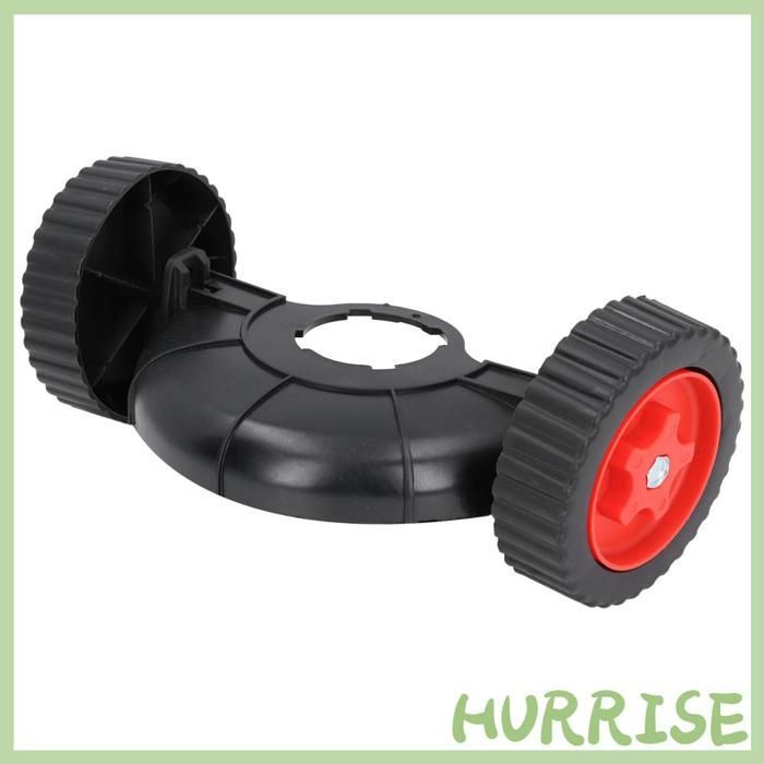 Roue de Support de Débroussailleuse Réglable en Hauteur en Plastique pour Coupe-bordures - Universel Réglable Confortable