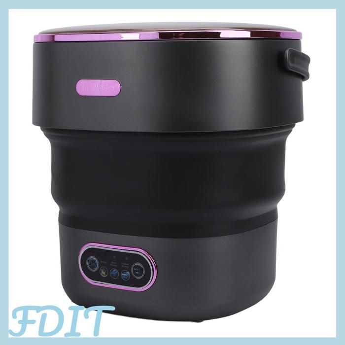 GOTOTOP Laveuse portative Lave Vêtements Pliable 13L Avec Tuyau De Vidange Mini Blanchisserie OB electromenager lave-linge Prise UE - Goto