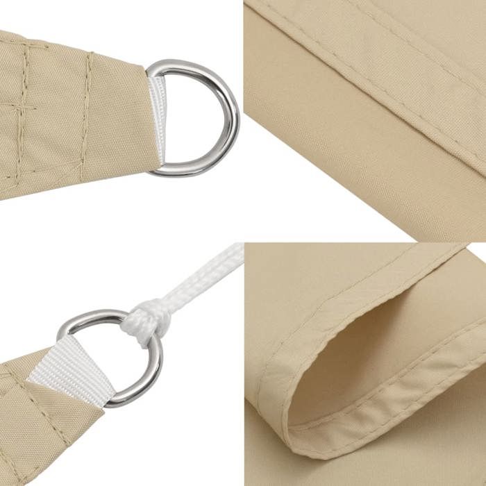 Vidaxl Voile de parasol tissu oxford triangulaire 3x3x4,24 m