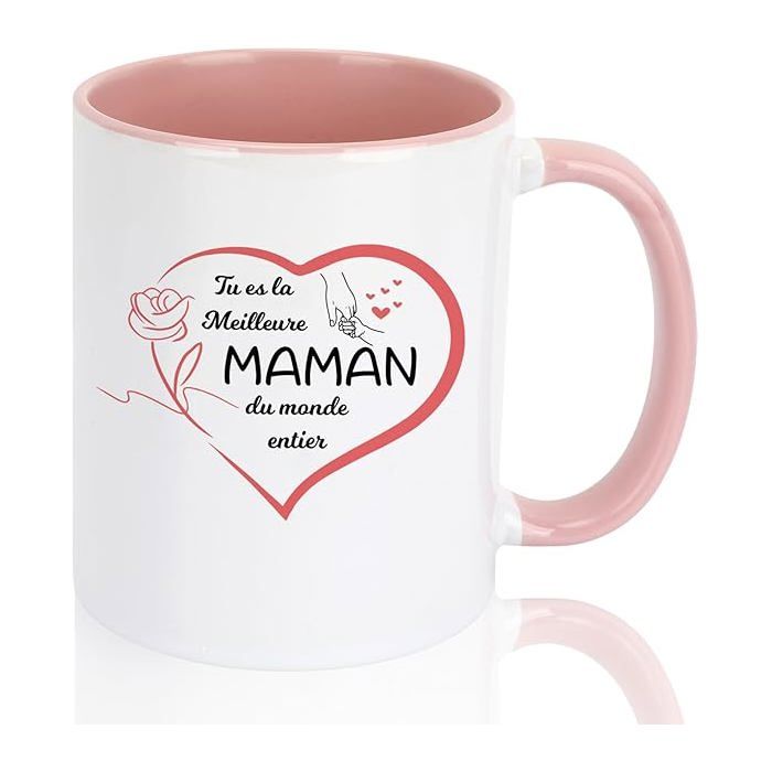 Cadeau Maman Fete des Meres Tasse Cadeau pour Maman Anniversaire ...