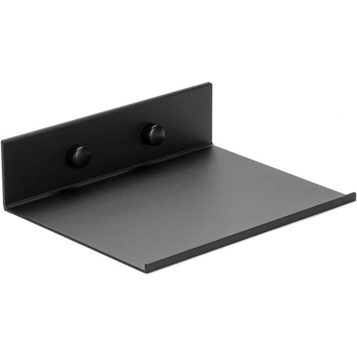1 Étagère Flottante Noire Mini Support Mural En Aluminium 15cm Rayonnage Décoratif Pour Figurines  ACCESSOIRES FABRICATION MAISON