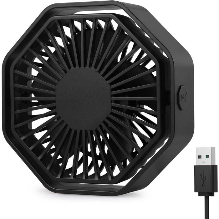 Mini Ventilateur Puissant Ventilateur Silencieux Portable 3 Vitesse Petit Ventilateur