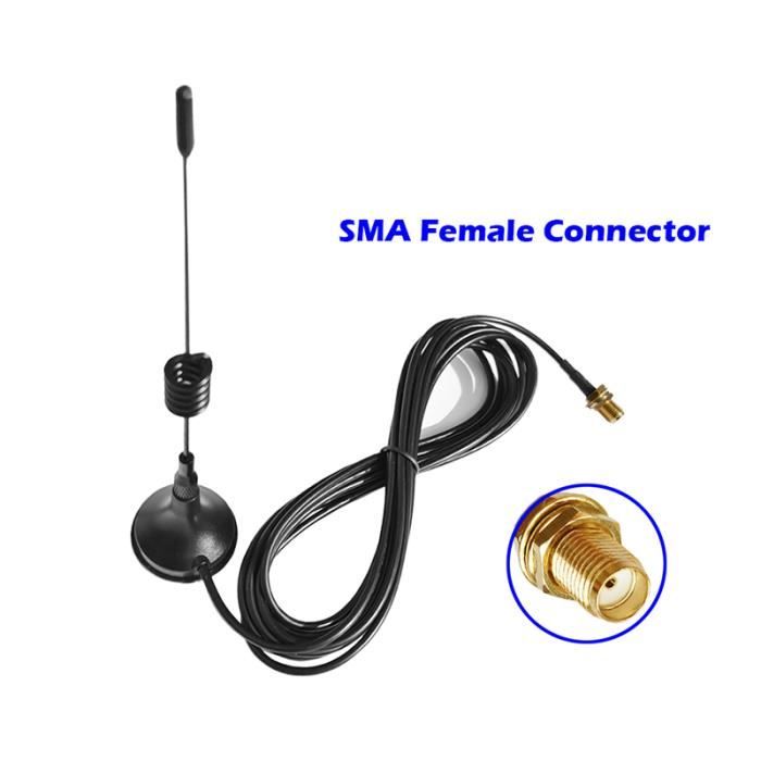 2 pièces-antenne de talkie-walkie double bande à Gain élevé SMA, Base magnétique femelle pour véhicule portab