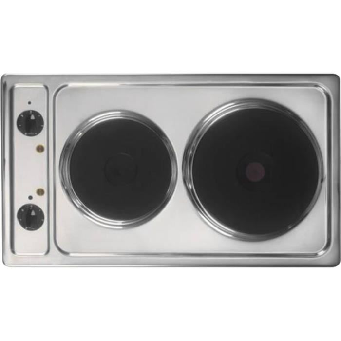 Plaque de cuisson séparée - AMICA - KME 13135 E - Acier inoxydable - Noir - Électrique