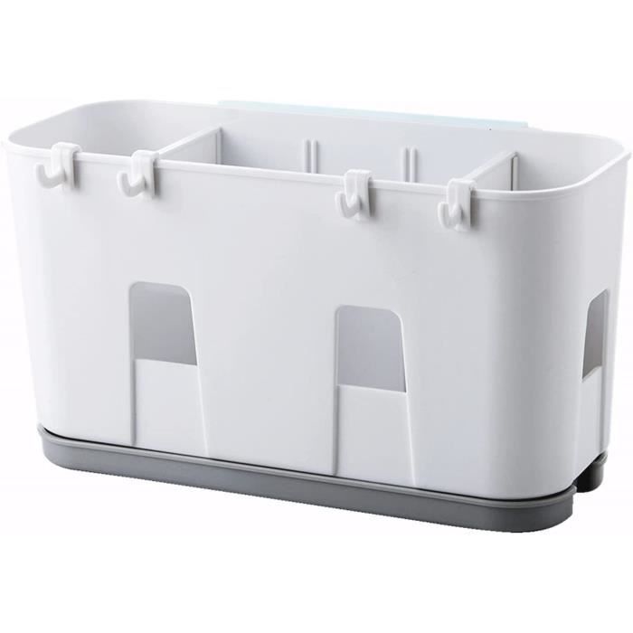 Boîte Rangement Couverts Portable - Avec Couvercle, Organisateur Ustensiles Bureau/Camping - 10