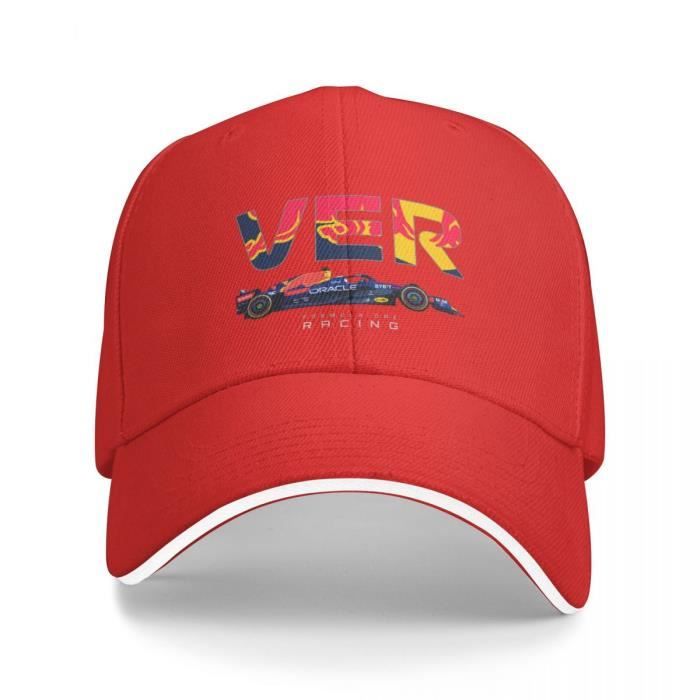 Rouge - Casquette de Baseball pour Homme et Femme, Chapeau de Voiture de  Champion MV F1