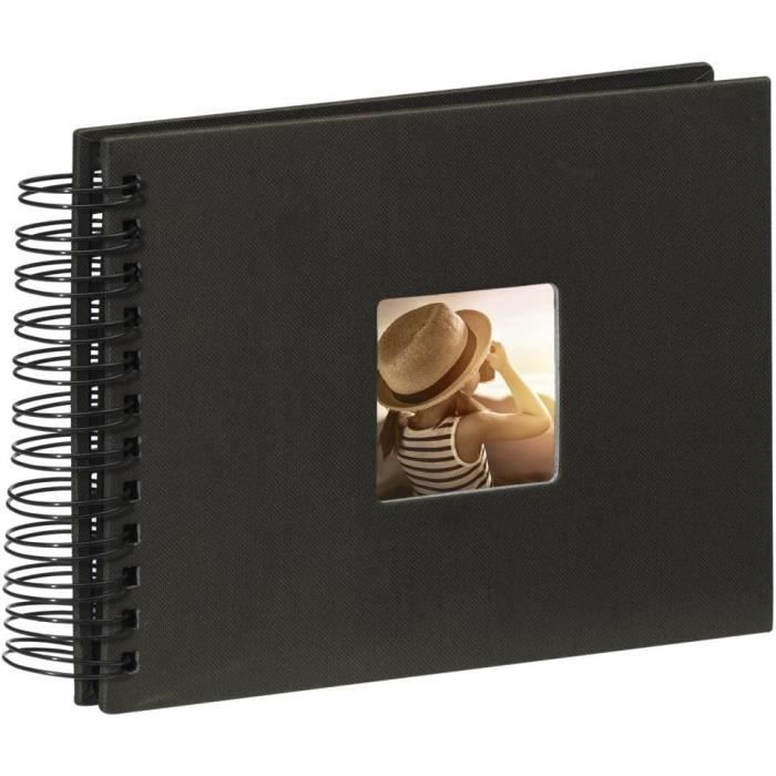 Album Photo "Fine Art" (Format 24X17 Cm, 50 Pages Noires, À Spirale