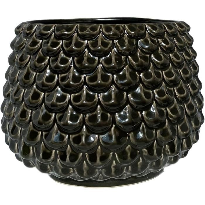 Cache-Pots En Papier Tressé - Lot De 2 - 10.5x10.5x9 Cm - Déco Intérieur/Extérieur, Style Naturel