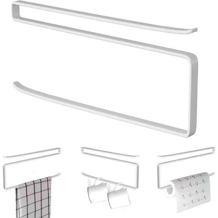 Support Sopalin Mural Porte Essuie-tout, Sans Perçage, Porte Rouleau Essuie Tout Mural Auto Adhesif A Suspendre Noir Support Sopalin Effet Amortissant Pour Cuisine Salle De Bains 80946107 Porte Sopalin