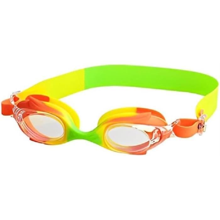Lunettes De Natation Anti-buée Pour Enfants 3-10 Ans – Silicone Doux, Réglage Facile, Protection UV – Vision Panoramique, Unisexe