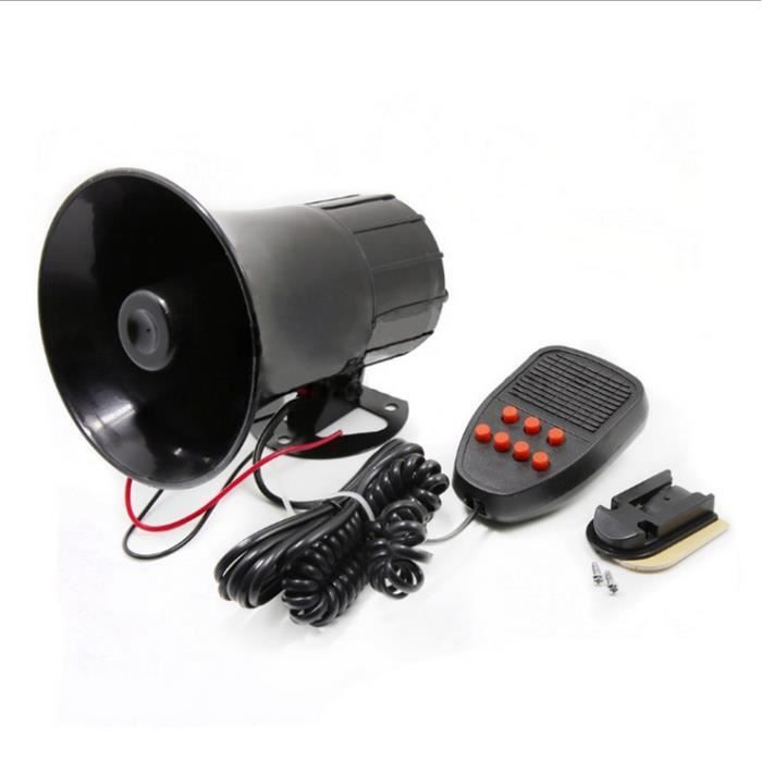 Haut Parleur Audio De Voiture Sirene De Klaxon De Voiture Klaxon De Voiture 12v Achat Vente Klaxon Haut Parleur Audio De Voiture Cdiscount