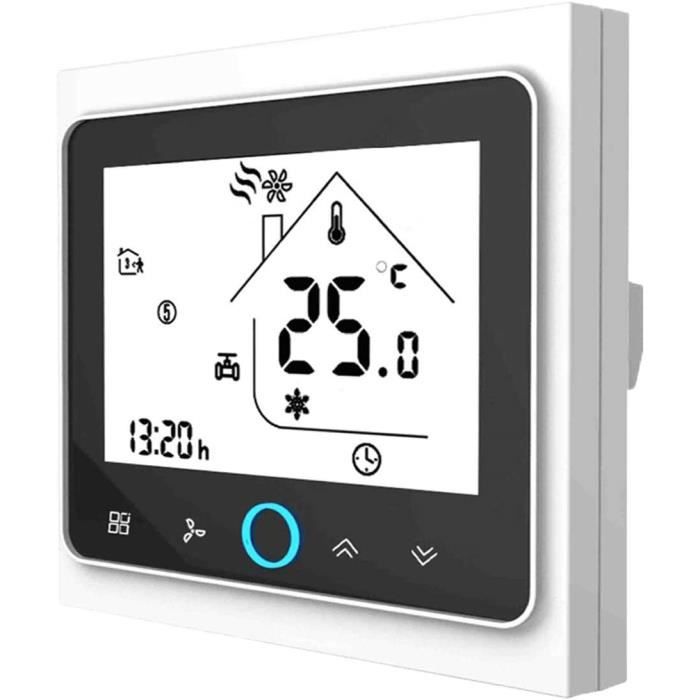 Thermostat WiFi pour chaudière à gaz, thermostat intelligent, écran LCD