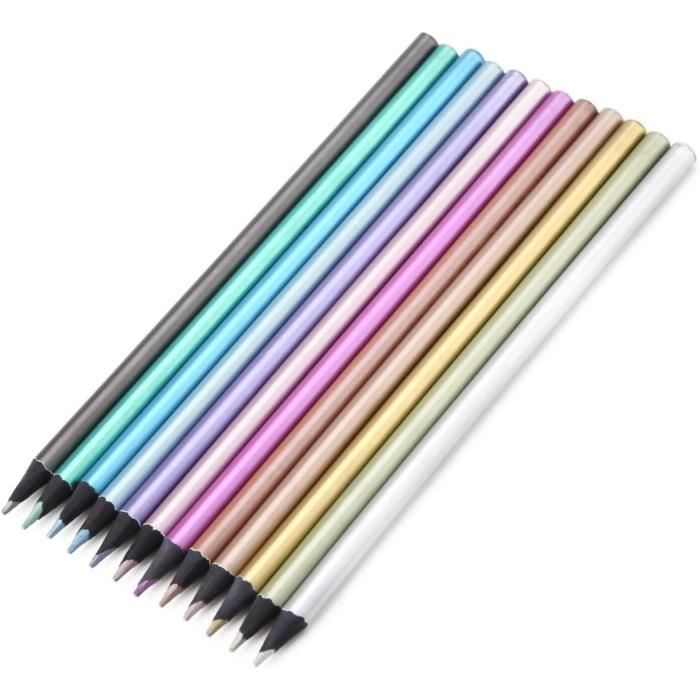 Dessiner des crayons de couleur, des crayons de couleur à effet