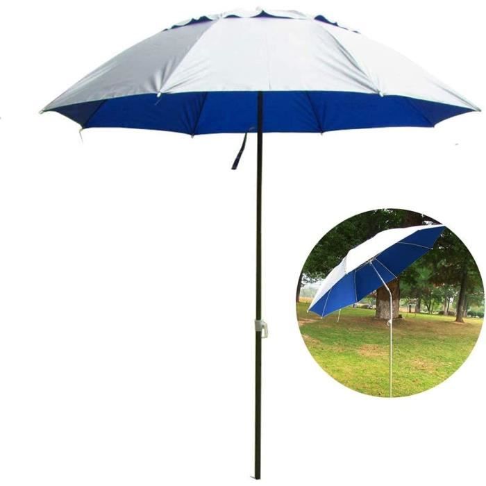 Parasol De Jardin De 5,2 Pieds - 1,6 M, Parapluie De Plage Réglable, Parapluie De Terrasse Avec