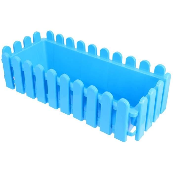 Hemoton Lot De 6 Soucoupes Rectangulaires En Plastique Pour Pots De Fleurs - Protection Sol Et Meubles