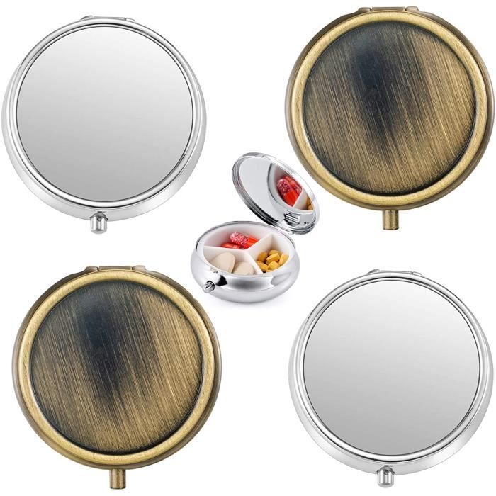TUSIMI Lot de 4 boîtes à pain en métal avec couvercle eambou, pour café, sucre, thé, cuisine