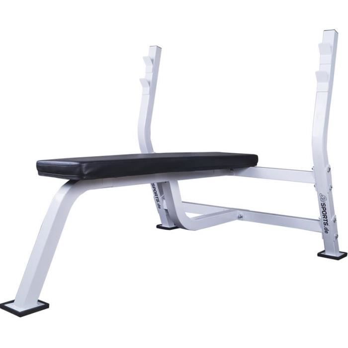 Banc de musculation avec rack - Cdiscount