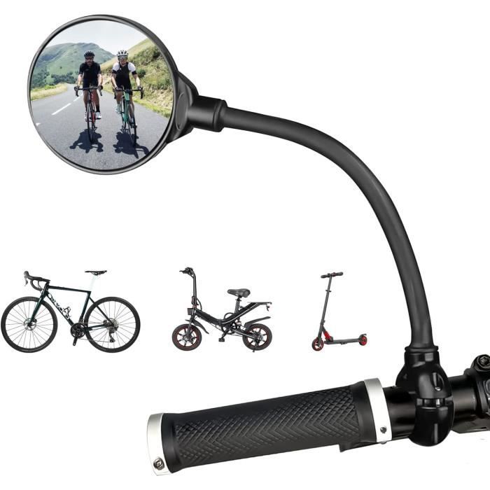 Rétroviseur Vélo Arkham 2pcs - Guidon, Convexe 360° Réglable | Pour VTT, Route, Électrique