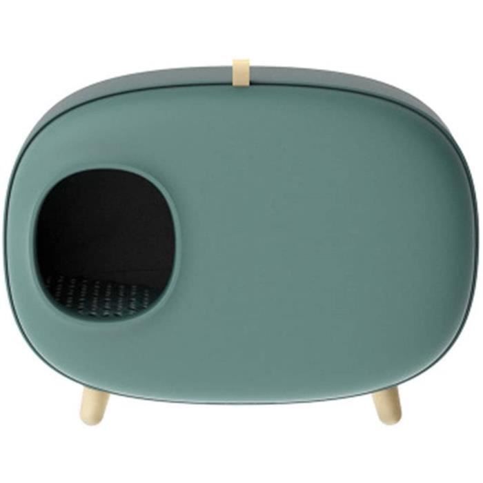 Qiaoh Chat Maison De Toilette Bac A Litiere Pour Chats Ferme Toilette Chat Autonettoyante Comprend Pelle Et Reutilisable Liner81 Cdiscount