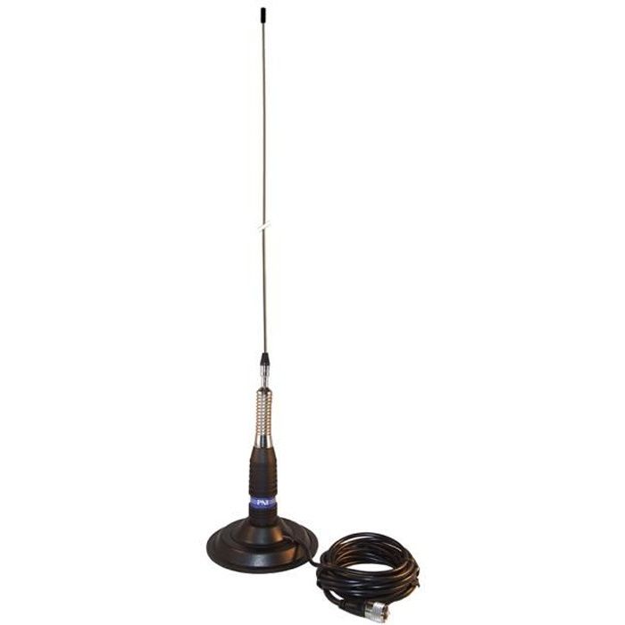 Magneethouder voor CB-antenne PNI 145 / PL, 145 mm, 4 m RG58 kabel en PL259-stekker