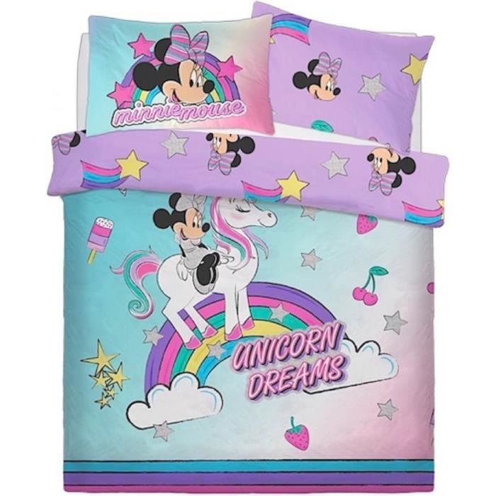 Housse de couette minnie licorne clearance