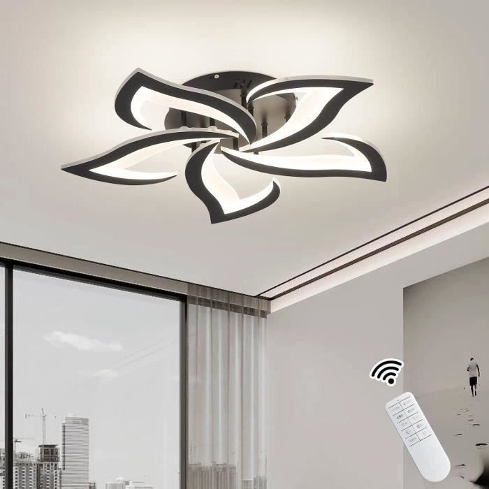 Comely Plafonnier LED Moderne, Créative Forme de Fleur Lampe de Plafond, Luminaire Plafonnier LED pour Chambre Cuisine Salon Couloir, 42W 4500K (Blanc 40CM