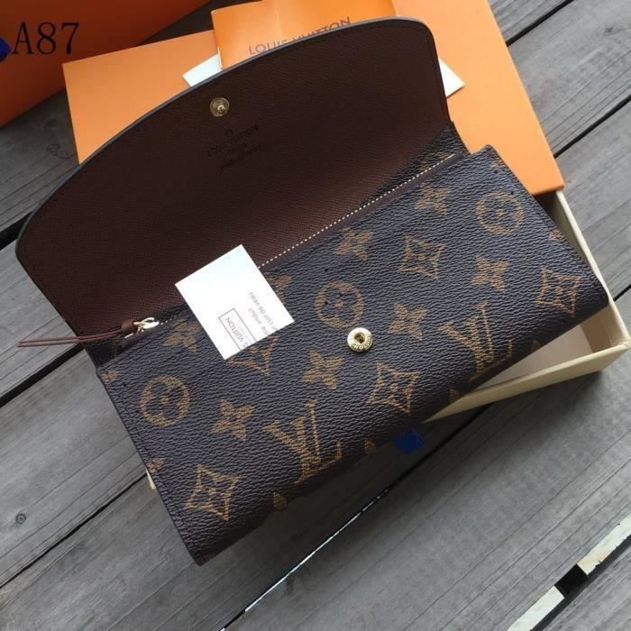 Louis Vuitton Portefeuille 2023 Nouveau Sac de Marqu Porte Monnaie LV  Pochette pour Femme Homme Pas Cher - Cdiscount Librairie