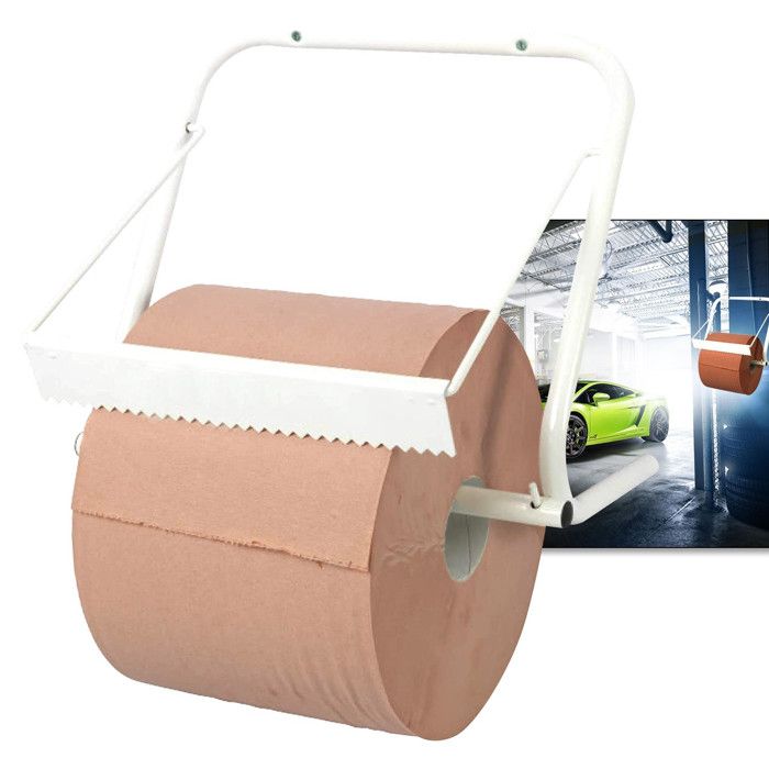 Porte Sopalin Porte-rouleau Papier Industriel Tecnokit - Support Mural Ou Table - 29cm Drap Examen Rouleau