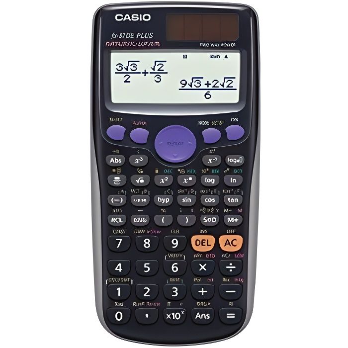 Casio FX 87DE Plus Calculatrice Scientifique Noir - Cdiscount Beaux-Arts et  Loisirs créatifs