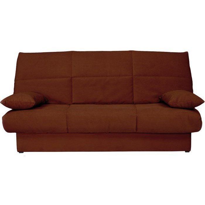 CONFORTEAM Clic-clac bench  CLEM 3 places terracotta