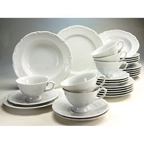 Creatable Service De Table Maria Theresia Porcelaine Blanc Lot De 30 16135 Achat Vente Service Complet Cdiscount