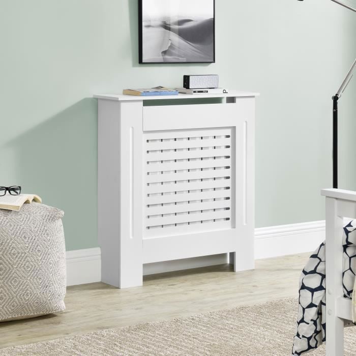 Couverture de Radiateur Charleston 112 x 19 x 82 cm Blanc