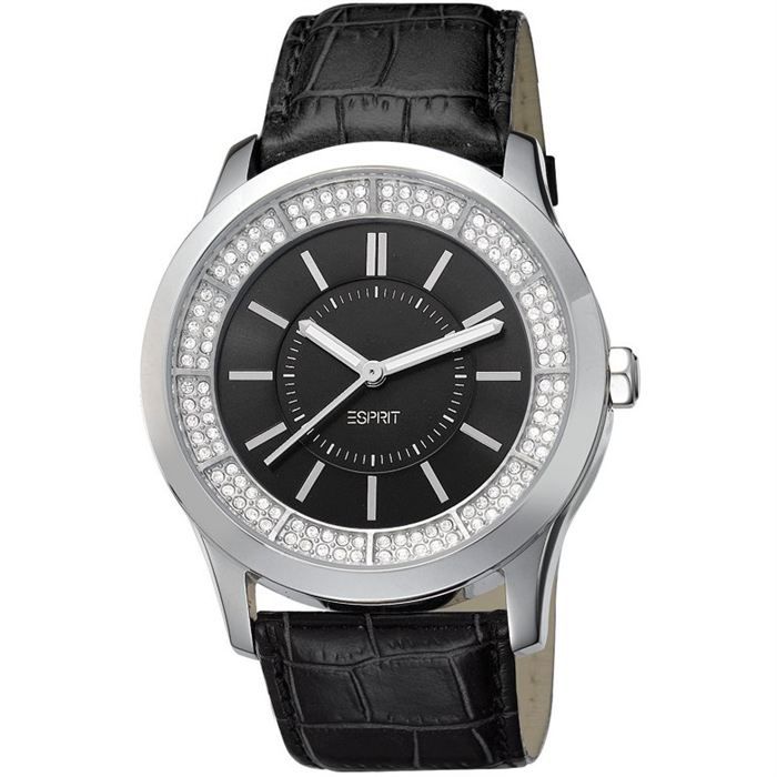 Montre Esprit EP 4003 – Boîtier Carré, Bracelet Métal Argent Et Cadran Gris (Neuve Sans étiquette)
