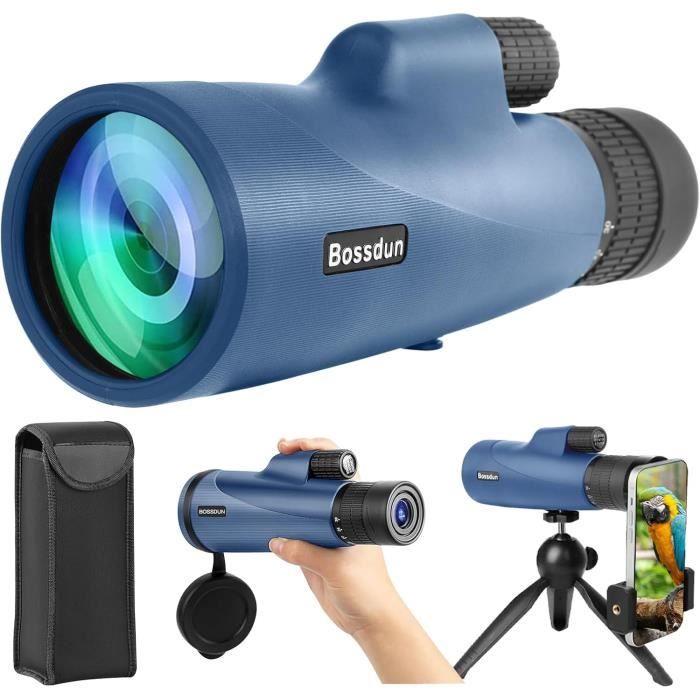Télescope monoculaire RUMOCOVO 80X100 HD avec zoom pour la chasse de nuit - ARMY GREEN STANDARD