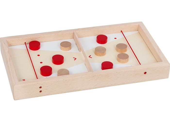 GOKI Jeu: SUPER PUCK 40,3x21,5x4,5cm, 9 pi&egrave;ces, 5+- - Jeu de soci&eacute;t&eacute;