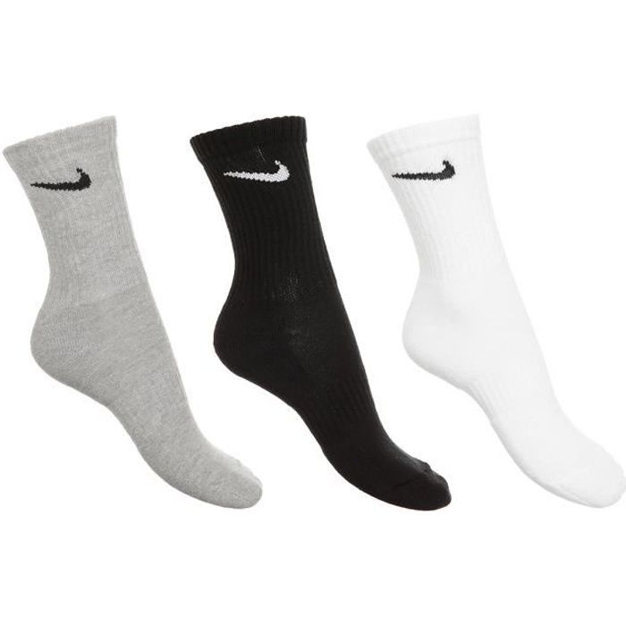 NIKE Chaussettes de tennis U Nk Everyday Cush C Mixte Couleur