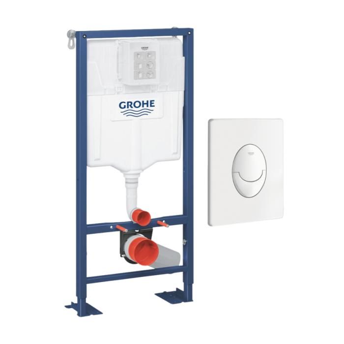 Grohe Bâti-support WC autoportant Solido avec plaque de commande Skate Air